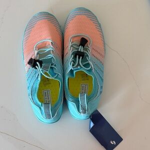 NWT Orange and Blue Waterelves Shoes